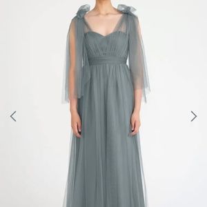 Jenny Yoo Annabelle Convertible Dress in Mayan Blue